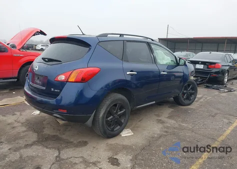 2009 Nissan Murano 2.5 S z USA, uszkodzony, nr VIN JN8AZ18WX9W130942
